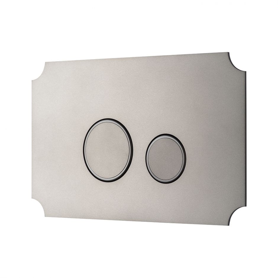 Кнопка для инсталляции унитаза KKPOL Aquafiori Vintage 350/AFV/076-00-00 в цвете титан ФОТО