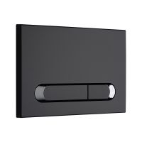 Смывная клавиша KKPOL M09 350/PPC/063-00-03 черная, с хромированными вставками схема 1 Смывная клавиша KKPOL M09 350/PPC/063-00-03 черная, с хромированными вставками схема 1