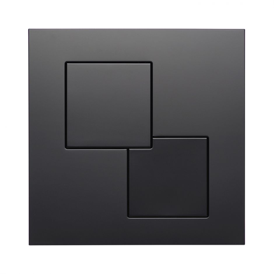 Клавиша смыва KKPOL Uni P02 350/PPC/092-00-00 цвет черный матовый ФОТО