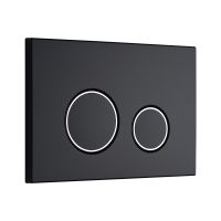 Клавиша для смыва KKPOL M11 350/PPC/140-00-A0 черный матовый/хром схема 1 Клавиша для смыва KKPOL M11 350/PPC/140-00-A0 черный матовый/хром схема 1