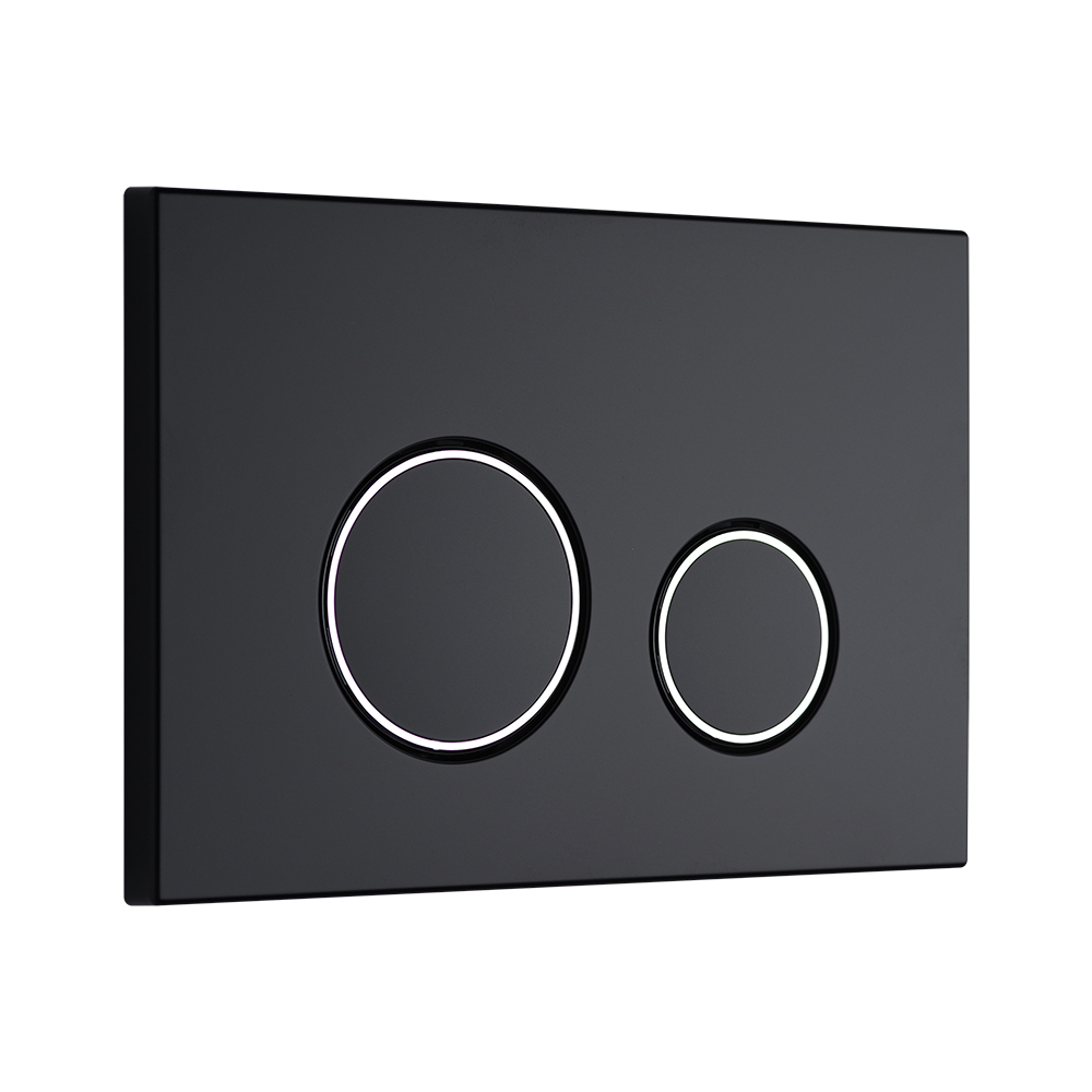 Клавиша для смыва KKPOL M11 350/PPC/140-00-A0 черный матовый/хром цена от 5 374 ₽ Фото Клавиша для смыва KKPOL M11 350/PPC/140-00-A0 черный матовый/хром