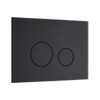 Клавиша смыва KKPOL Omnes Gelida Orbis 350/PPC/144-00-00 цвет черный матовый схема 1