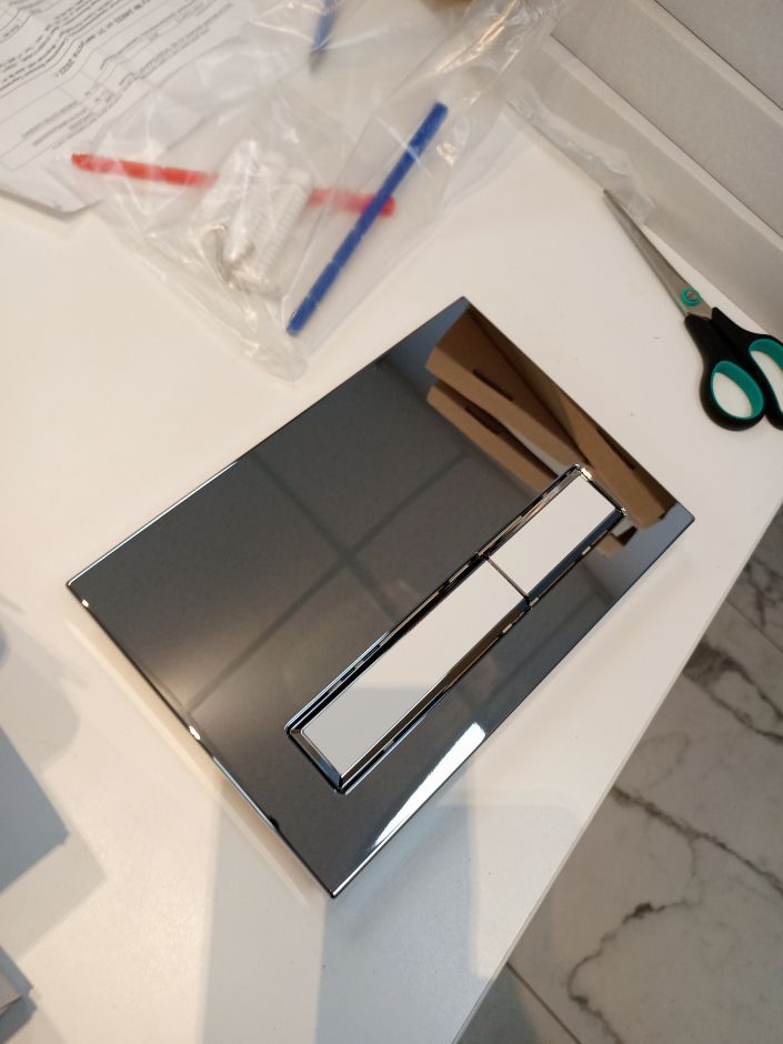 Клавиша для инсталляции KKPOL Vitrum Grande 350/PPC/184-00-00 черный/сатин ФОТО