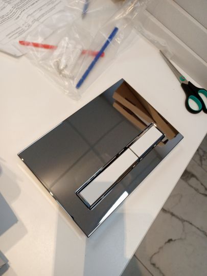 Клавиша для инсталляции KKPOL Vitrum Grande 350/PPC/184-00-00 черный/сатин схема 2