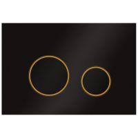 Клавиша для смыва KKPOL M11 350/PPC/203-00-06 черный матовый/золото матовое схема 1 Клавиша для смыва KKPOL M11 350/PPC/203-00-06 черный матовый/золото матовое схема 1