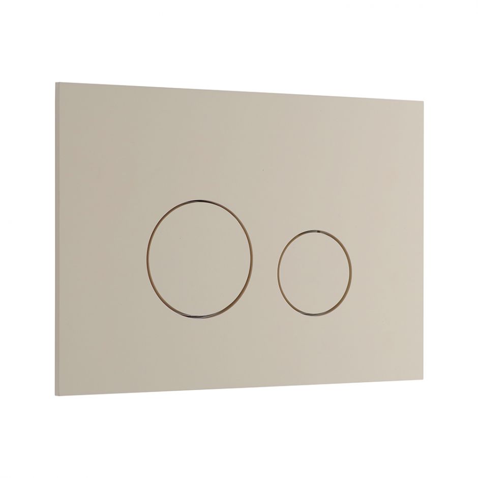 Клавиша смыва KKPOL Mitis 350/PPX/005-00-00 бежевый матовый цвет