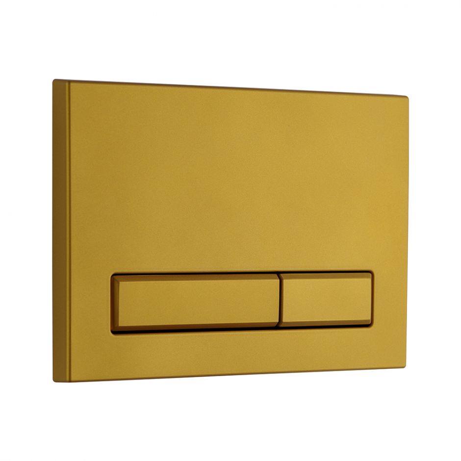 Смывная клавиша KKPOL M08 350/PPZ/036-00-00 цвет золото матовое