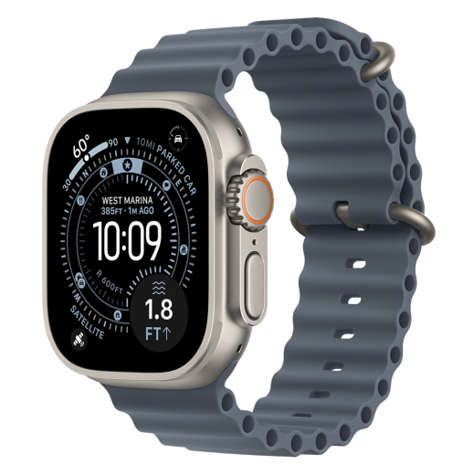 Apple Watch Ultra 3 2025 Natural titanium+ремешок Ocean band