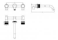 Cмеситель для раковины Boheme Prestige 152, вентильный схема 14 Cмеситель для раковины Boheme Prestige 152, вентильный схема 14