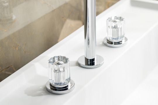 Вентильный смеситель для раковины Boheme Elegante 152 на горизонтальную поверхность схема 11