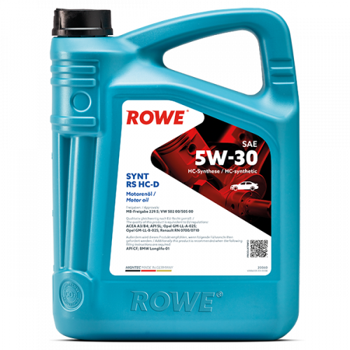 Rowe Hightec Synt RS HC-D 5W-30, 5л