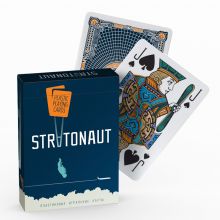 Игральные карты Stratonaut, пластиковые, 54 карты и подсказка по покерным комбинациям