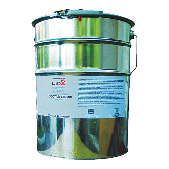 Состав ХС-500 Lida ОАО "Лакокраска", серый RAL7038 (компл.), 45.1кг.