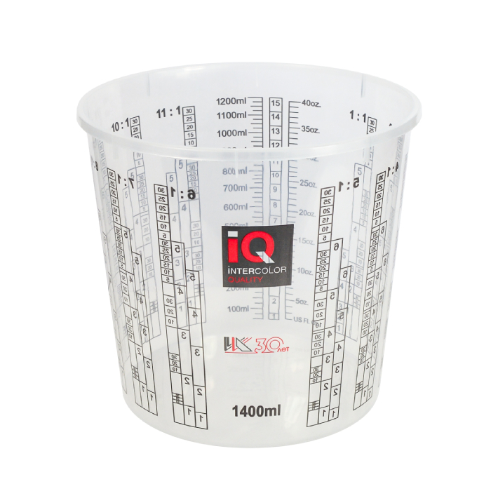 IQ Ёмкость пластиковая для смешивания красок на 1400мл. в упаковке 200шт.