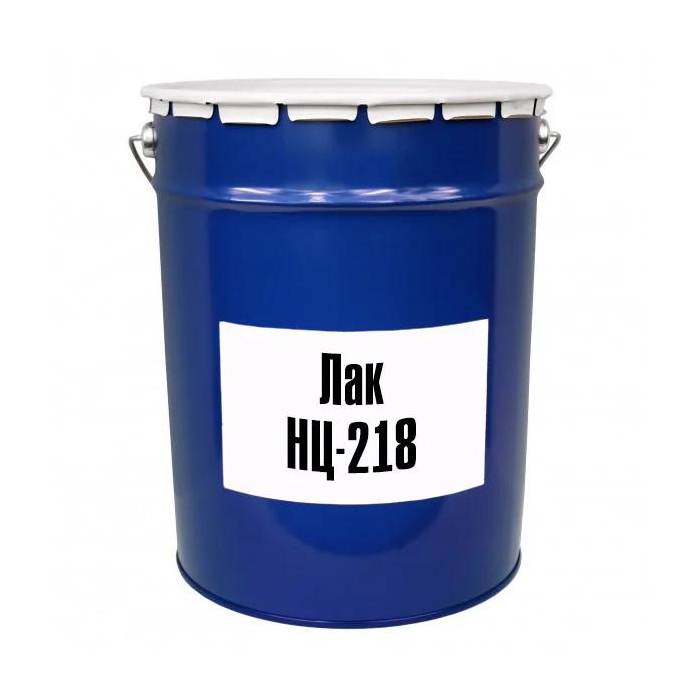 Лак НЦ-218 Казанский завод, прозрачный, 48кг.
