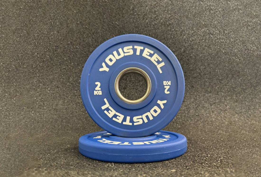 Yousteel Малый диск 2 кг полиуретановый, синий