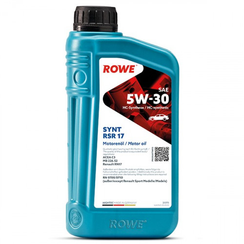 Rowe Hightec Synt RSR 17 SAE 5W-30, 1л