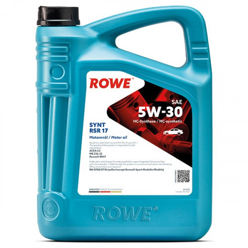 Rowe Hightec Synt RSR 17 SAE 5W-30, 5л