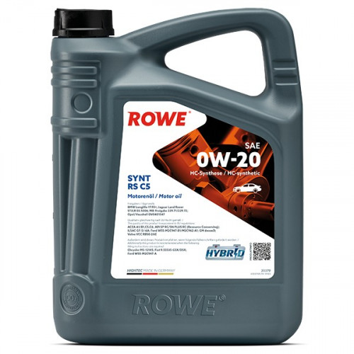 Rowe Hightec Synt RS C5 SAE 0W-20, 5л