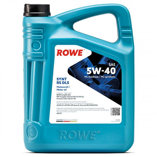Rowe Hightec Synt RS DLS 5W-40, 5л