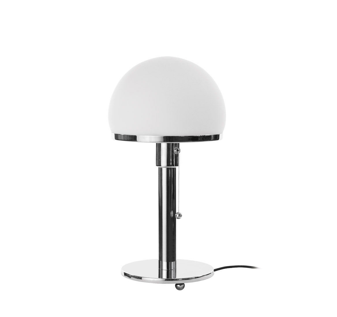TESS настольный светильник БЕЛЫЙ/ХРОМ
