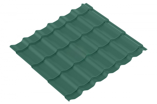 Металлочерепица BARSA 0.5 Pural RAL 6005