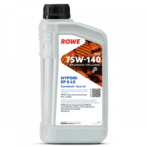 Rowe Hightec Hypoid EP 75W-140 S-LS, 1л