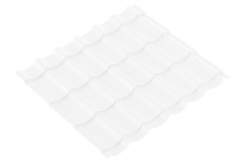 Металлочерепица Супер BARSA 0.5 Полиэстер RAL 9003