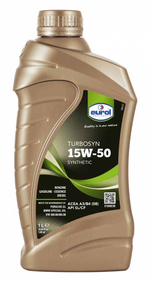 Eurol Turbosyn 15W-50, 1л