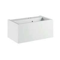 Подвесная раковина Kerasan Lavabi arredo 574101*2, прямоугольная 80x46, 5 см, два отверстия под смеситель схема 1