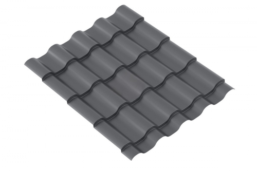 Металлочерепица VERONA 0.5 Полиэстер RAL 7024