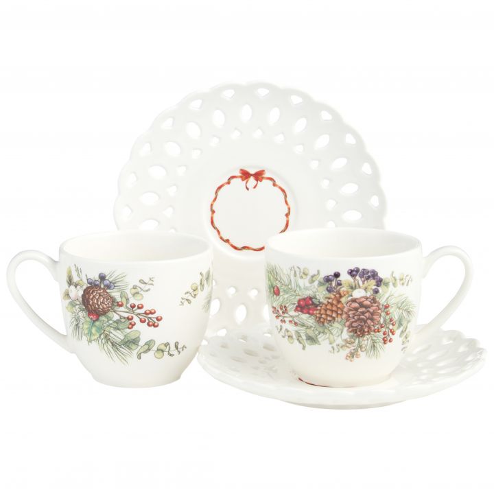 НАБОР ЧАЙНЫЙ НА 2 ПЕР. 4 ПР. 250 МЛ