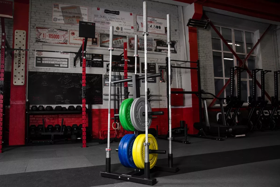 Yousteel Стойка для 4х грифов и дисков