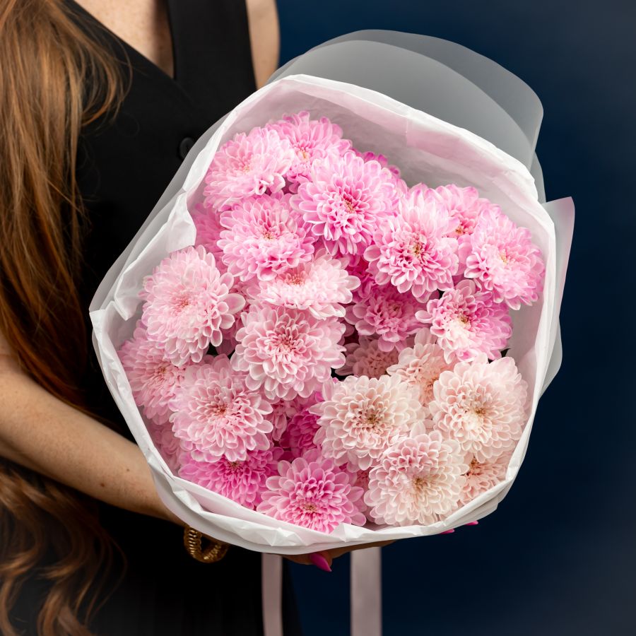 Хризантема 5 шт (Розовая нежная)