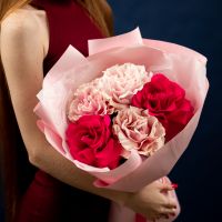 5 французских роз микс
