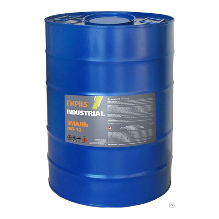 Эмаль МЛ-12 ЗАО "Эмпилс", коричневая, 48кг.
