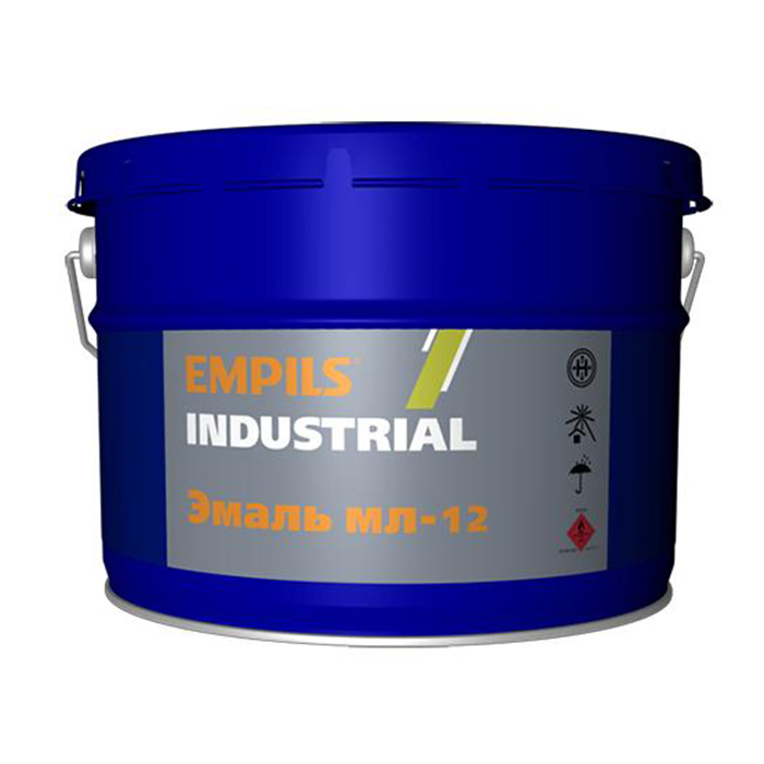 Эмаль МЛ-12 ЗАО "Эмпилс", желтая, 2кг.