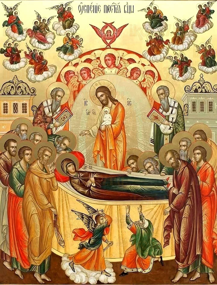 Успение Пресвятой Богородицы (рукописная вариант 9)