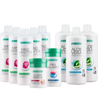 Набор «Антиэйдж» с Алоэ Вера Питьевым Гелем Эктив Фридом (Зеленая Формула)