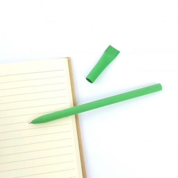 Картонные ручки My Pen салатовые