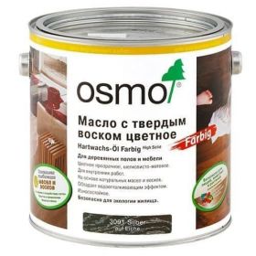 Масло с Твердым Воском 0.125л Osmo Hartwachs-Ol Effekt Silber/Gold Эффект Серебро/Золото