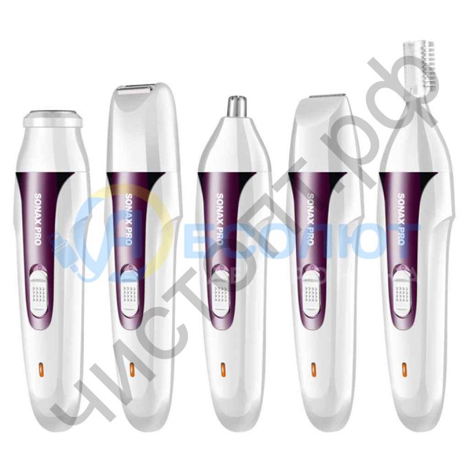 Набор для стрижки Sonax PRO SN-8822 Фиолетовый (5 в 1)