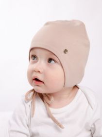 Шапка дет. (двойная), цвет бежевый (арт. 12359хб)