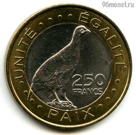 Джибути 250 франков 2012