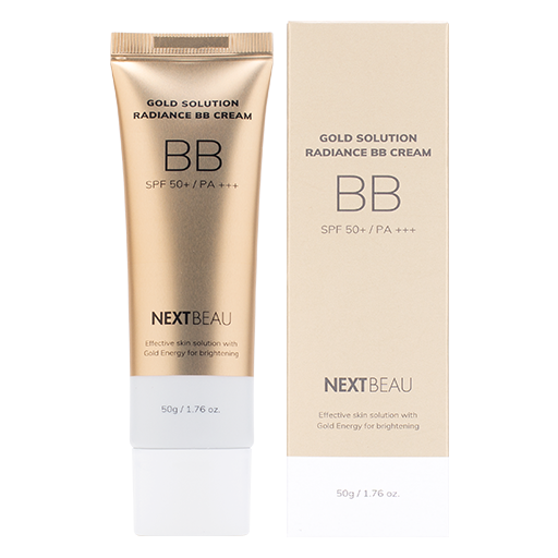 Освежающий ББ крем с золотом 02 Натуральный бежевый, 50г, NEXTBEAU