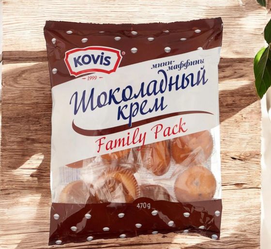 Мини маффины «Ковис» Шоколад 470г