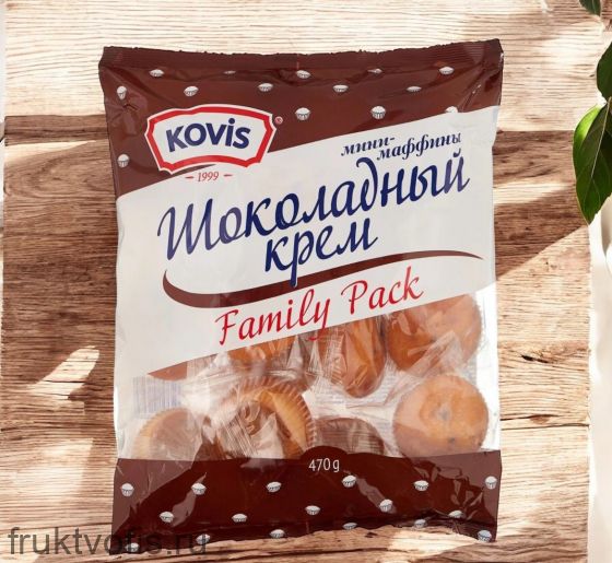Мини маффины «Ковис» Шоколад 470г