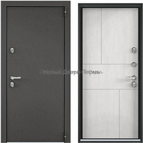 SNEGIR ARCTIC Колоре гриджиоSA-L6 ПВХ Бетон известковый дверь утепленная