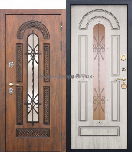 VITRA Винорит Патина 13 см морозостойкая дверь c ТЕРМОРАЗРЫВОМ