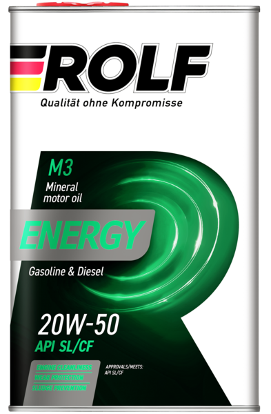 Rolf Energy 20W-50, API SL/CF, 1л